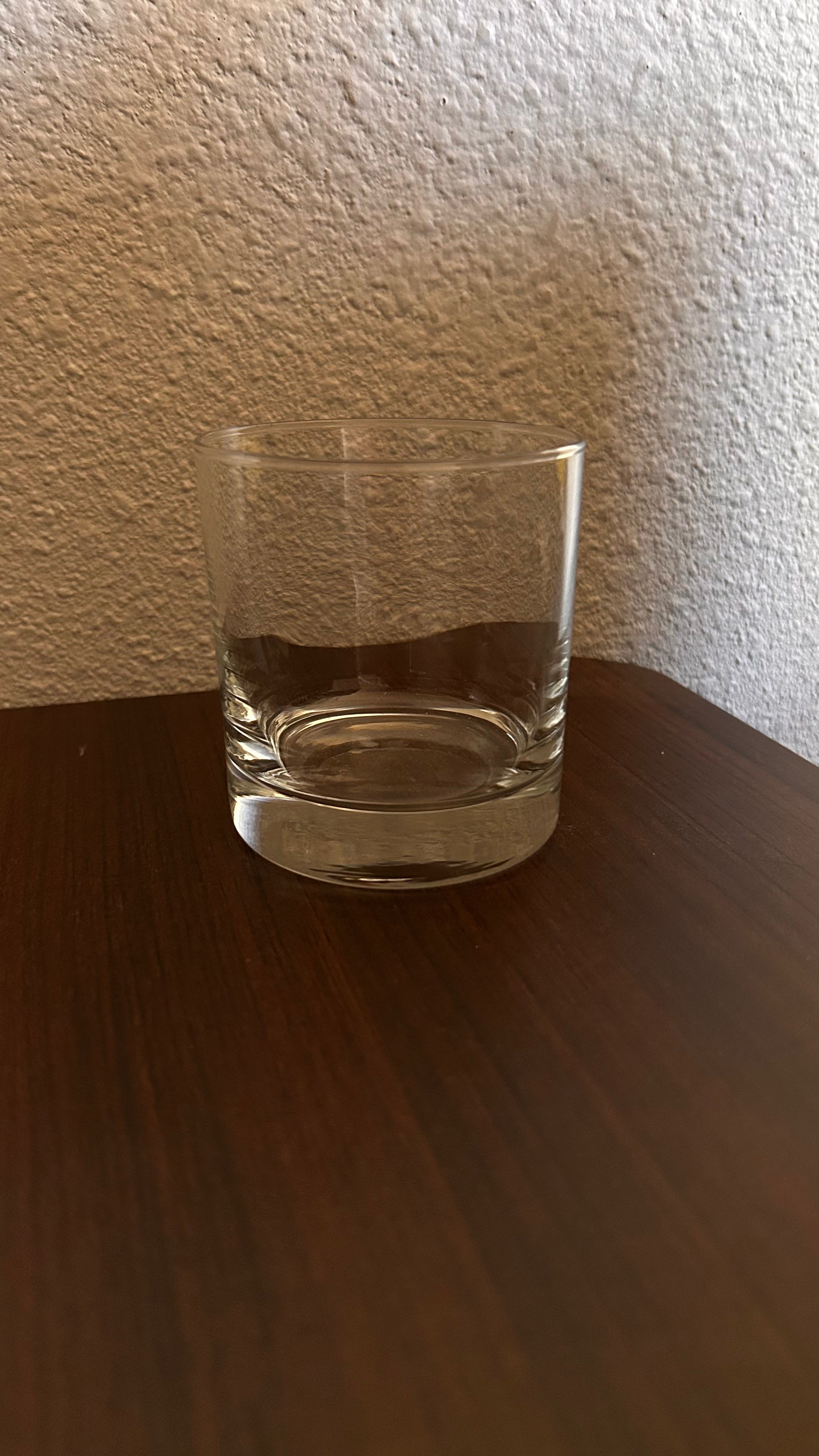 Custom glass cup