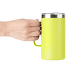 Chartreuse Stainless Steel Tumbler with Handle